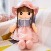 Mignonne Poupée de Chiffon Fille Jouet en Peluche Douce Poupon Mini-princesse Poupée en Chapeau et Jupe Jolie Décoration de M