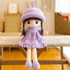 Mignonne Poupée de Chiffon Fille Jouet en Peluche Douce Poupon Mini-princesse Poupée en Chapeau et Jupe Jolie Décoration de M