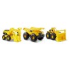 CATERPILLAR – Pack de 3 véhicules de chantier: Camion benne, Chargeur frontal et Excavatrice/Pelleteuse de 18 cm