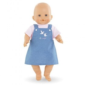 Corolle - Robe marinière Rose Bords de Loire, vêtement, pour Poupon 36cm, dès 2 Ans, 9000141420