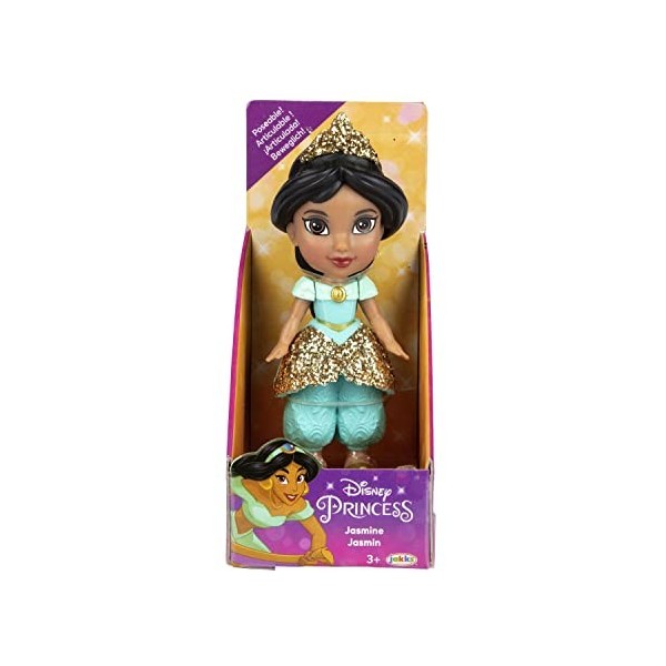 Jakks Pacific Jasmine Disney Mini poupée à paillettes