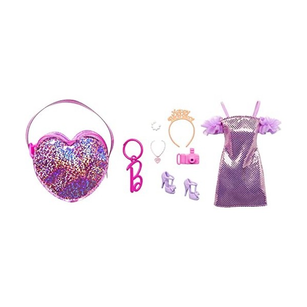 Barbie Fashion Pack Prenium - HJT45 - Ensemble vêtements pour poupée Barbie - Thème de lanniversaire