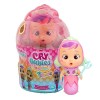 Cry Babies Magic Tears Shelly - Poupée de Collection avec 8 Accessoires - Jouet pour Filles et garçons + 3 Ans