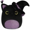 Desdfcer Poupée de chat noire brillante 3D
