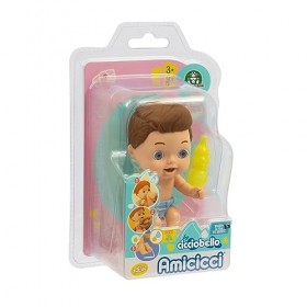 Amicicci Pipi, petites poupées interactives avec fonction pipi et couche amovible, jeux enfants 3 ans, expressions drôles et 