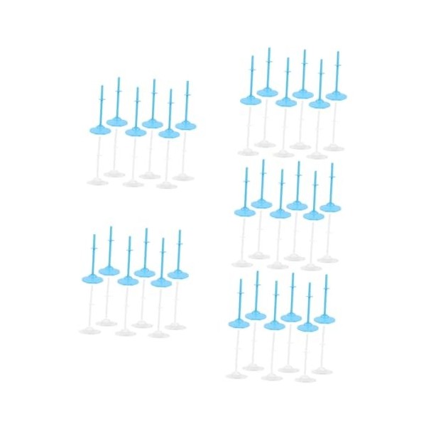 ibasenice 24 Pièces Détenteurs De Figurines Poupée Se Tient Figurine daction Poupée Stand Support De Modèle De Poupée Stand 