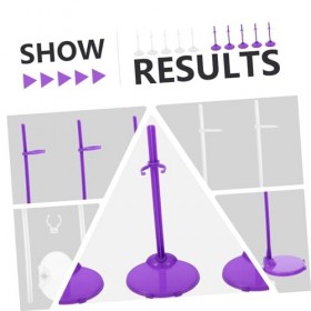 DIKACA 20 Pièces Support De Poupée Poupée Présentoir Poupée Support Titulaire Modèle Accessoires Figure Titulaire Stand Poupé