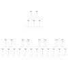 Toyvian 10 Pcs Support Frame Blanc Modèle Support Ours Stand Poupée Base Stand Blanc Poupée Stand Coloré Poupée Stands Manneq