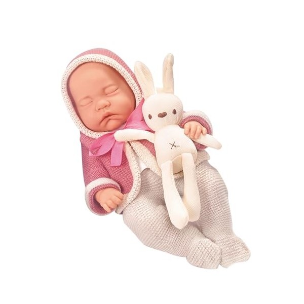 Poupées Reborn pour enfants | Jouet apaisant pour enfants réalistes | Poupée de renaissance mignonne avec lapin en peluche, j