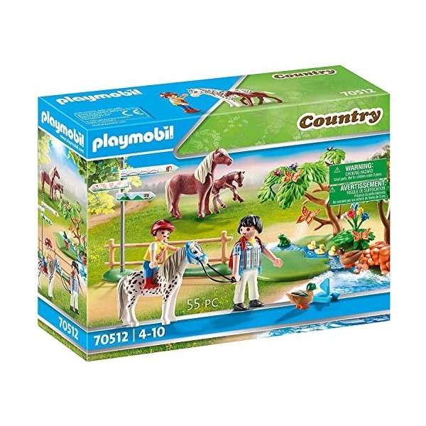 Playmobil 70512 Randonneurs et Animaux- Country- Le Poney Club- Cav