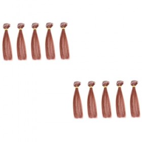 VILLCASE 10 Pcs Bjd Poupées Barberries Barbiegirl Poupée Cheveux Poupée Faisant des Fournitures Bricolage Poupée Perruque Pou