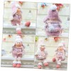 Totority 1 PC Garçon Rose Poupée en Peluche en Souvenir Cadeaux Peluche Poupée De Noël Valentines Poupée Décoration Mariage e