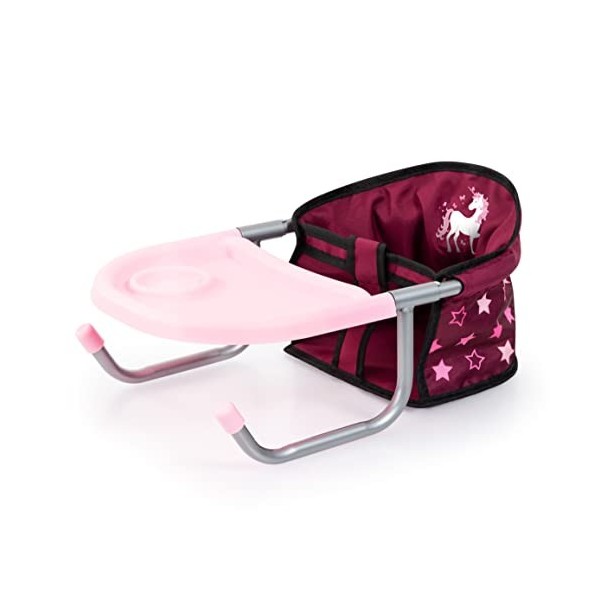 Bayer Design Design-65823AA 65823AA Siège de Table pour poupées, Accessoires, Bordeaux Licorne