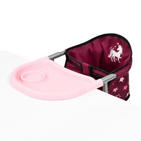 Bayer Design Design-65823AA 65823AA Siège de Table pour poupées, Accessoires, Bordeaux Licorne