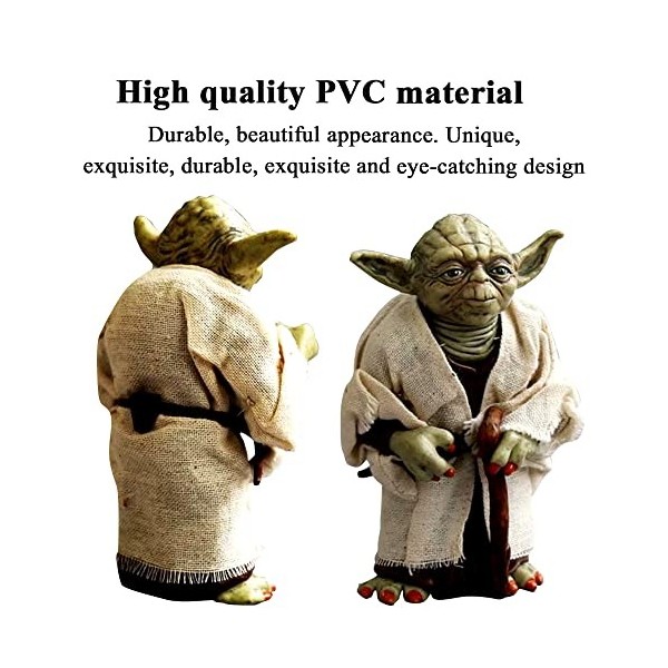 CBOSNF Décorations de Bureau Star Wars The Mandalorian Baby Yoda Doll Figure Small Yo-da Figure from Ornement pour Enfants No