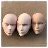 GUISHANLI Qualité FR it Têtes Chauves poupées de qualité têtes de poupée DIY Peinture Doll Head Parts Collection Doll Toy Whi