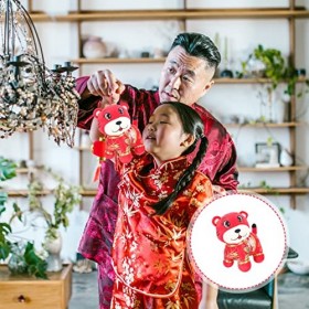 ABOOFAN 1Pc Oreiller Décor À La Maison Ornements Jouet pour Enfants Enfant en Bas Âge Brillant À Lèvres Tigre Poupée pour Le 