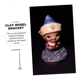 Toyvian 1 Ensemble Support dargile Modèles en Métal De Poupée Affichage De Supports De Poupée Support De Poupée Bricolage Su