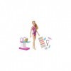 Barbie Natation - Coffret Poupee Mannequin - 3 Ans et +