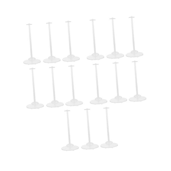 Toyvian 9 Pièces Cintre De Poupée Cintres DOrnement Mini Jouets De Poupées Support DHabillage De Poupée Décoration Miniatur