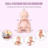 FENGQ Mini Reborn Dolls, 10 Mini Baby Dolls avec 10 Biberons, Accessoires de Poupée, Poupées Miniatures de Renaissance Endorm