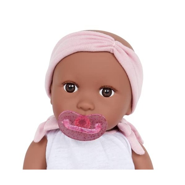 Babi- Poupée bébé Newborn 14" Baby Doll W/2PC Body Suit & Pink Headband, BAB7227Z