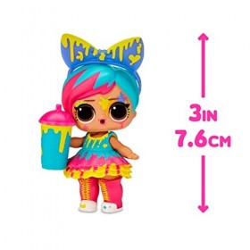 LOL Surprise OMG House of Surprises - Chariot Artistique - avec 1 poupée Splatters de 7,6 cm et 8 Surprises - pour Les collec