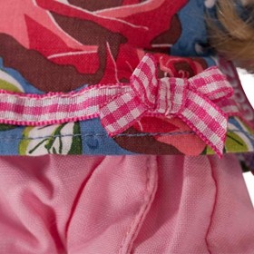 Götz 1987229 Poupée Mini-Muffin Roses Garden - Poupon de 22&nbsp;cm avec des Yeux Peints en Brun et des Cheveux blonds - Poupée au