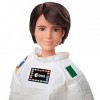 Barbie Signature Samantha Cristoforetti, première femme astronaute italienne, poupée de collection en combinaison spatiale, j