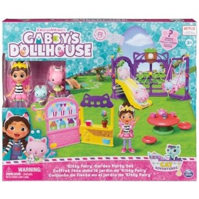 Gabbys Dollhouse, Fête dans Le Jardin de Kitty Fairy, Coffret de 18 pièces avec 3 Figurines, Surprises et Accessoires Maison