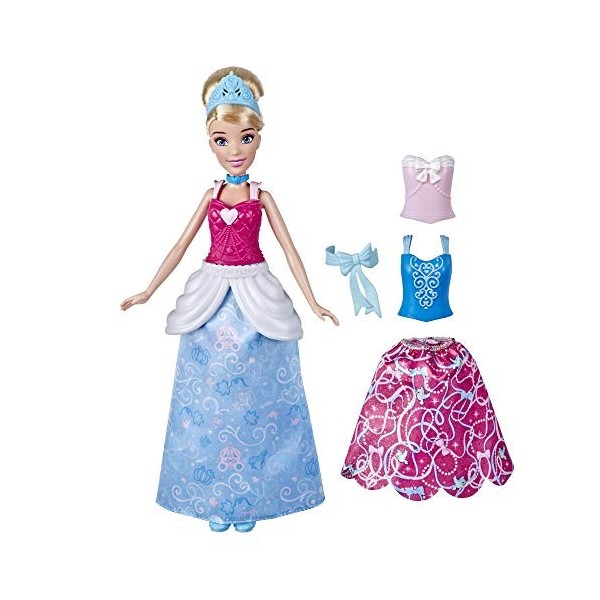 Disney Princesses - Poupee Mannequin Cendrillon Multi-Tenues - 30 cm