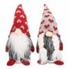 FOMIYES Gnomes Elfes Suspendus 2pcs Xmas Party décors poupées de No?l poupées tricotées Rudolph poupées GNOME poupées pour la