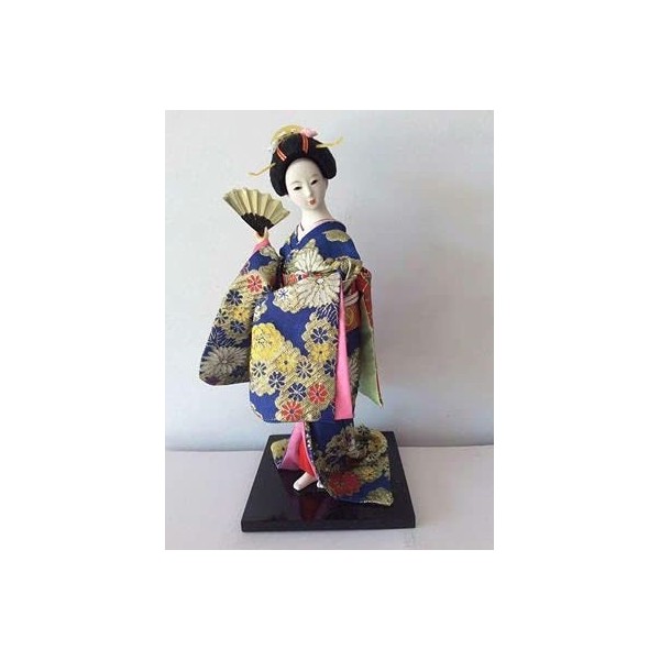 Crysdaralovebi Statuette japonaise Kimono Kabuki Geisha Tang Dynastie Poupées coréennes Poupées samouraï japonaises Décoratio