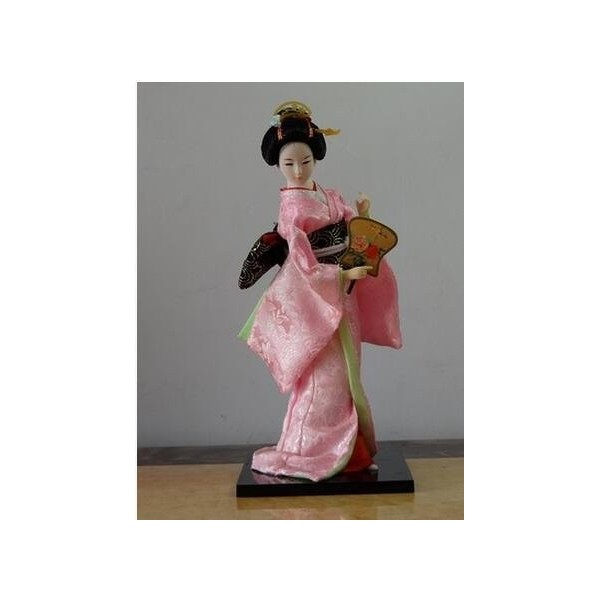 Crysdaralovebi Statuette japonaise Kimono Kabuki Geisha Tang Dynastie Poupées coréennes Poupées samouraï japonaises Décoratio