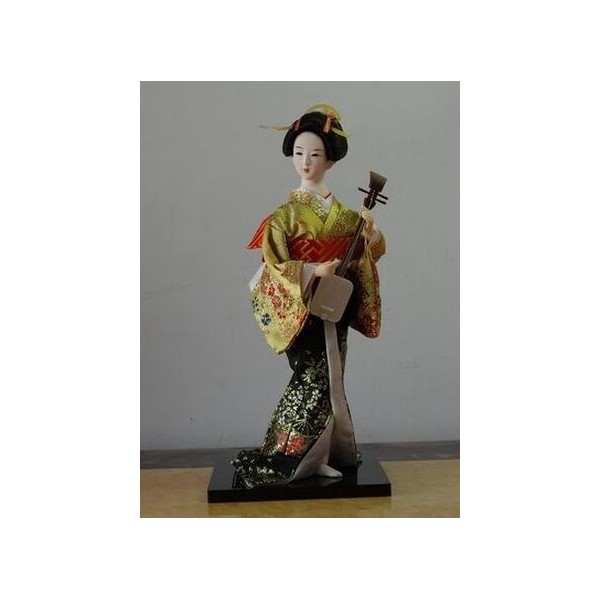 Crysdaralovebi Statuette japonaise Kimono Kabuki Geisha Tang Dynastie Poupées coréennes Poupées samouraï japonaises Décoratio