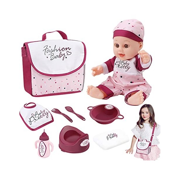 Generic Jouet de poupée pour bébé – Poupées de bébé réalistes, poupées de bébé réalistes avec vêtements de poupée et accessoi