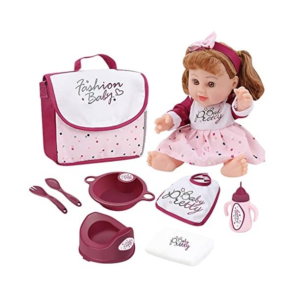 Generic Jouet de poupée pour bébé – Poupées de bébé réalistes, poupées de bébé réalistes avec vêtements de poupée et accessoi