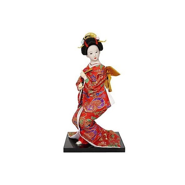 Lot de 39 poupées japonaises Kawaii de 30 cm avec un beau kimono - Décoration de maison ou de bureau