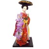 Lot de 39 poupées japonaises Kawaii de 30 cm avec un beau kimono - Décoration de maison ou de bureau