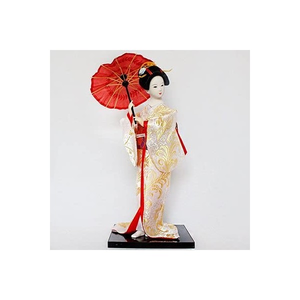 Lot de 39 poupées japonaises Kawaii de 30 cm avec un beau kimono - Décoration de maison ou de bureau