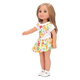 15 Pouces Fille Poupée Vinyle Belle Belle Fille Poupée Modèle avec de Longs Cheveux Semblant Jouer Jouet Anniversaires Cadeau