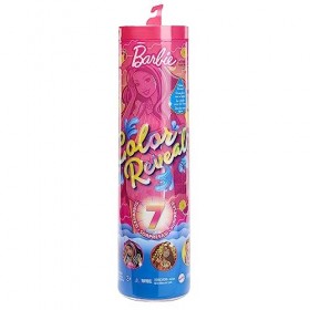 Barbie Assortiment de poupées Color Reveal parfumées avec 7 surprises, Série Sweet Fruit, Jouet Enfant, Dès 3 ans, HJX49
