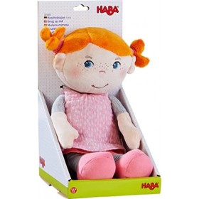 HABA Juna 305815 Poupée en Tissu Doux pour bébé à partir de 6 Mois Naissance ou baptême