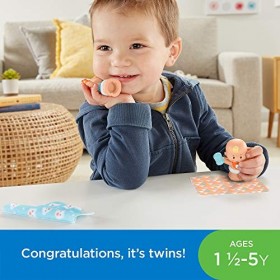 Fisher-Price Little People Snuggle Twin Figures - Bear Twins
