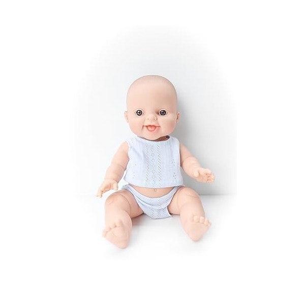 Paola Regina Gordi – Pupazzo Bambino Pigiama 34 Cm – Colori Multicolore (Modello 34002)