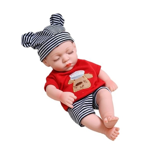 Budstfee Reborn Doll, 12x4inch Habilled Baby Dolls réaliste, Simulation articulaire Mobile Eye fermé bébé poupée, poupées de 