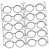 ibasenice 10Pcs Poupée Lunettes Noir Lunettes De Soleil Décor Cadre Poupée Mini Lunettes Poupée Lunettes De Soleil en Vrac Mi