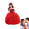 Wukesify Poupée Princesse Saint-Valentin | Poupée Robe Rose pour la Confession la Saint-Valentin | Poupée Bal Costume Princes