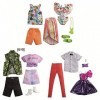 Barbie Ken Fashion 2 Packs Ass. GWC33 Vêtements et Chaussures, 21291382, Multicolore