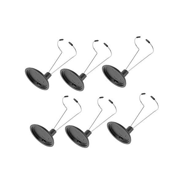 ibasenice 12 Pièces Support De Poupée Vitrine pour Figurines Enfants Mini Jouets Présentoir Rotatif Jouets pour Filles Suppor